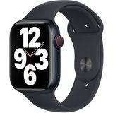 Sport Band voor de Apple Watch Series 1-9 / SE / Ultra (2) - 42/44/45/49 mm - Midnight - XL