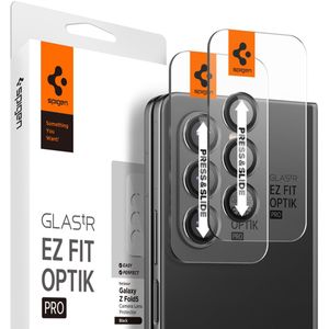 Spigen Glas.tR EZFit Optik Lens Protector voor de Samsung Galaxy Z Fold 5 - Zwart