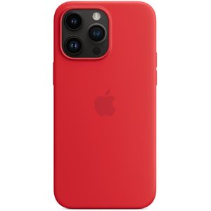 Apple Silicone Backcover MagSafe voor de iPhone 14 Pro Max - Rood