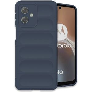 iMoshion EasyGrip Backcover voor de Motorola Moto G54 - Donkerblauw