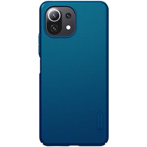 Nillkin Super Frosted Shield Case voor de Xiaomi Mi 11 Lite (5G/4G) / 11 Lite 5G NE - Blauw