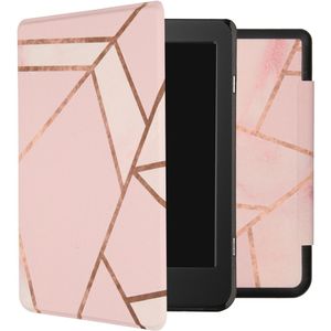 iMoshion Design Slim Hard Case Sleepcover voor de Tolino Page 2 - Pink Graphic