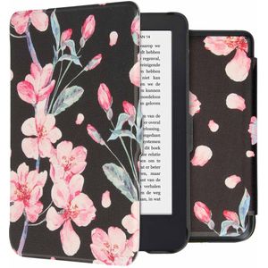 iMoshion Design Slim Hard Case Sleepcover voor de Kobo Clara 2E / Tolino Shine 4 - Blossom