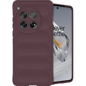 iMoshion EasyGrip Backcover voor de OnePlus 12 - Aubergine