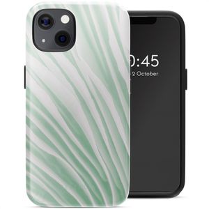 Selencia Vivid Tough Backcover met MagSafe voor de Apple iPhone 13 - Nature Grayed Jade