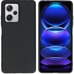 iMoshion Color Backcover voor de Xiaomi Redmi Note 12 Pro Plus - Zwart