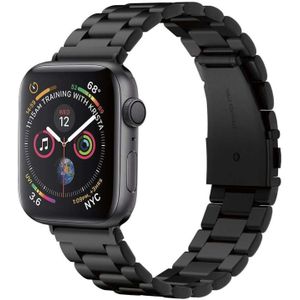 Spigen Modern Fit Steel Watch band voor de Apple Watch Series 1-9 / SE / Ultra (2) - 42/44/45/49 mm  - Zwart