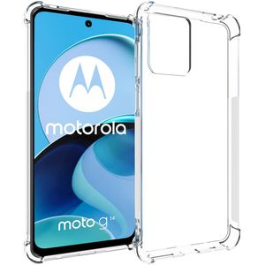 iMoshion Shockproof Case voor de Motorola Moto G14 - Transparant