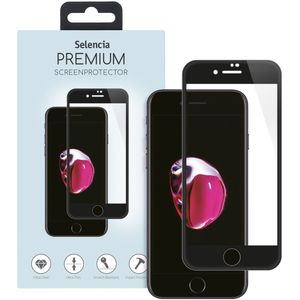 Selencia Gehard Glas Premium Screenprotector voor iPhone 8 Plus / 7 Plus / 6(s) Plus - Zwart