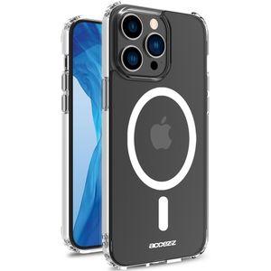 Accezz Clear Backcover met MagSafe voor de Apple iPhone 14 Pro - Transparant