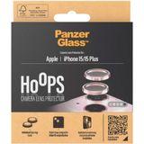 PanzerGlass Camera Protector Hoop Optic Rings voor de iPhone 15 / 15 Plus - Pink