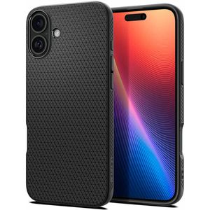 Spigen Liquid Air™ Backcover voor de Apple iPhone 16 Plus - Matte Black