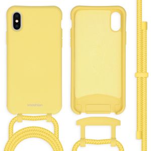 iMoshion Color Backcover met afneembaar koord voor de iPhone X / Xs - Geel