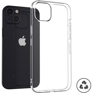 Accezz 100% Recycled Clear Backcover voor de iPhone 15 Plus - Transparant