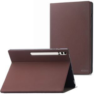 Accezz Classic Tablet Case voor de Samsung Galaxy Tab S9 FE Plus / Tab S9 Plus  - Bruin