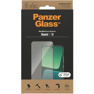 PanzerGlass Ultra-Wide Fit Anti-Bacterial Screenprotector voor de Xiaomi 13 / 14