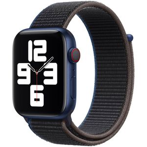 Sport Loop Band voor de Apple Watch Series 1-9 / SE / Ultra (2) - 42/44/45/49 mm - Charcoal - XL