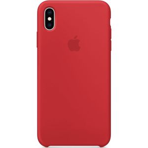 Apple Silicone Backcover voor iPhone Xs Max - Red