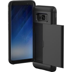 iMoshion Backcover met pasjeshouder voor de Samsung Galaxy S8 - Zwart