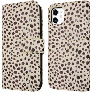 iMoshion Design Bookcase voor de iPhone 11 - Black And White Dots