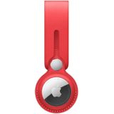 Leather Loop voor de Apple AirTag - Red