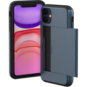 imoshion Backcover met pasjeshouder voor de Apple iPhone 11 - Donkerblauw