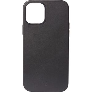 Decoded Leather Backcover MagSafe voor de iPhone 12 Mini - Zwart
