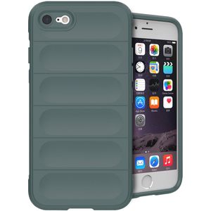 iMoshion EasyGrip Backcover voor de iPhone SE (2022 / 2020) / 8 / 7 - Donkergroen