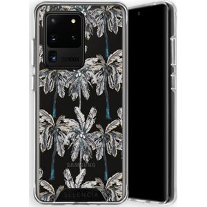 Selencia Zarya Fashion Extra Beschermende Backcover voor Samsung Galaxy S20 Ultra - Palmtree