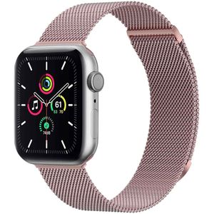 iMoshion Milanees magnetisch bandje voor de Apple Watch Series 1-9 / SE - 38/40/41 mm - Maat M - Roze