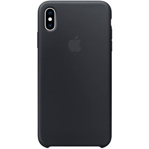 Apple Silicone Backcover voor iPhone Xs Max - Black