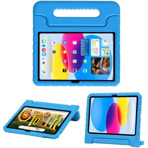 iMoshion Kidsproof Backcover met handvat voor de iPad 10 (2022) 10.9 inch - Blauw