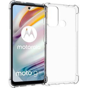 iMoshion Shockproof Case voor de Motorola Moto G60 - Transparant
