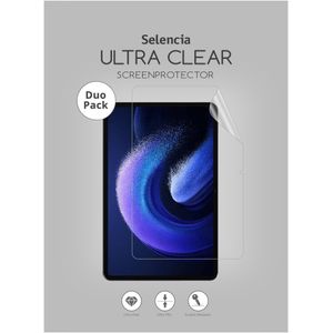 Selencia Duo Pack Ultra Clear Screenprotector voor de Xiaomi Pad 6 / 6 Pro - Transparant