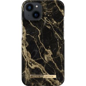 iDeal of Sweden Fashion Backcover voor de iPhone 13 - Golden Smoke Marble