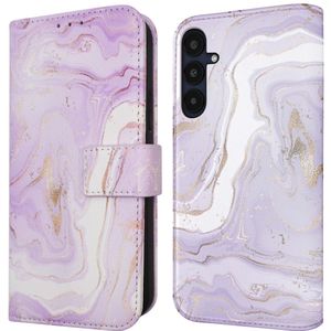 imoshion Design Bookcase voor de Samsung Galaxy A55 - Purple Marble