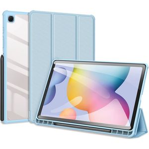 Dux Ducis Toby Bookcase voor de Samsung Galaxy Tab S6 Lite / Tab S6 Lite (2022) / Tab S6 Lite (2024) - Blauw