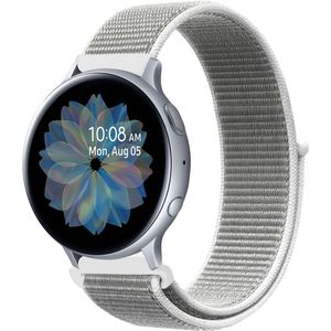 iMoshion Nylon bandje voor de Samsung Galaxy Watch 40/42mm / Active 2 42/44mm / Watch 3 41mm - Wit