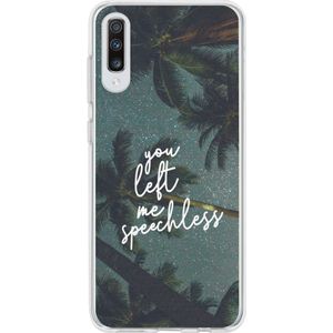 Design Backcover voor de Samsung Galaxy A70 - Speechless