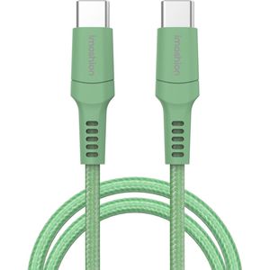 iMoshion Braided USB-C naar USB-C kabel - 2 meter - Groen
