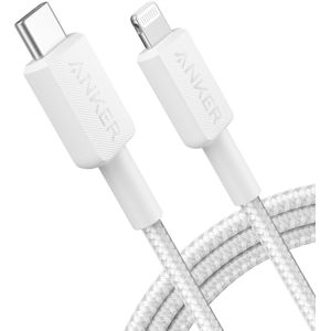 Anker 541 USB-C naar Lightning kabel - Bio-Based - 1,8 meter - Wit