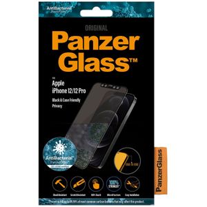 PanzerGlass Case Friendly Privacy Anti-Bacterial Screenprotector voor de iPhone 12 (Pro)