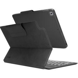 ZAGG Pro Keys Keyboard Bookcase voor de iPad 9 (2021) 10.2 inch / iPad 8 (2020) 10.2 inch / iPad 7 (2019) 10.2 inch  - Grijs