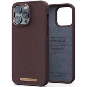 Njorð Collections Genuine Leather Case voor de iPhone 14 Pro Max - Brown