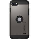 Spigen Tough Armor Backcover voor de iPhone SE (2022 / 2020) - Gunmetal