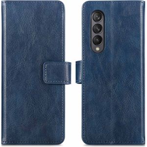 iMoshion Luxe Bookcase voor de Samsung Galaxy Z Fold3 - Donkerblauw