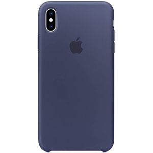 Apple Silicone Backcover voor iPhone Xs Max - Midnight Blue