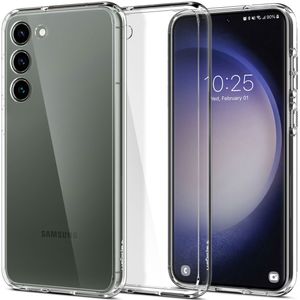 Spigen Ultra Hybrid Backcover voor de Samsung Galaxy S23 Plus - Transparant
