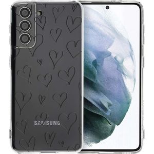 iMoshion Design hoesje voor de Samsung Galaxy S21 - Hearts