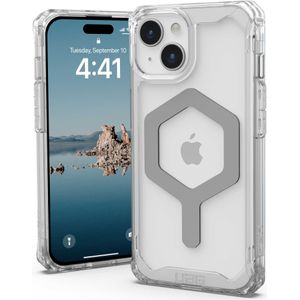 UAG Plyo Backcover Magsafe voor de iPhone 15 - Ice / Zilver